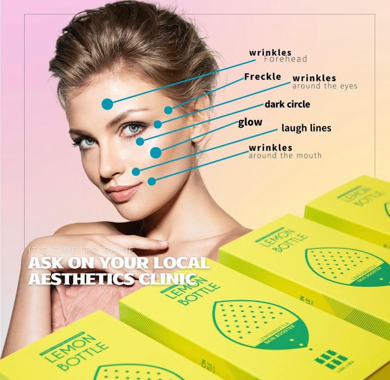 Skin Booster Training inc Lemon Bottle  - Innea Aqua Skin Booster