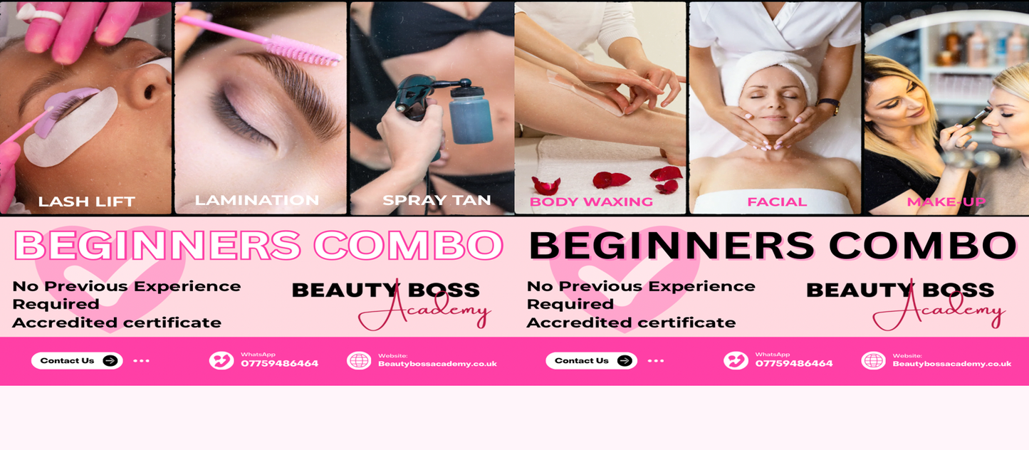£50 Deposit Beginners 3 Combination Training Course Build your own Bundle