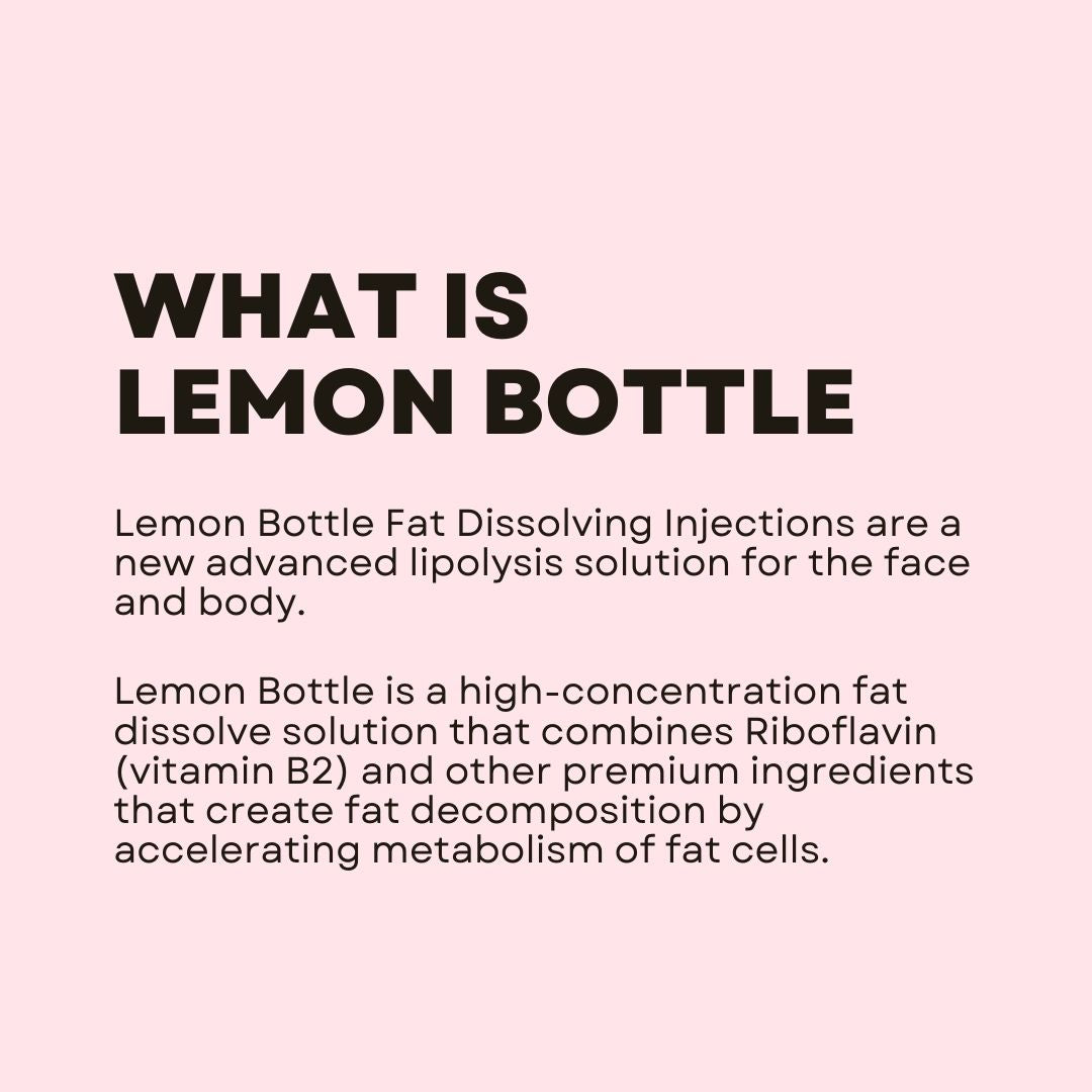 Lemon Bottle Fat Dissolving Injection Training - Belfast